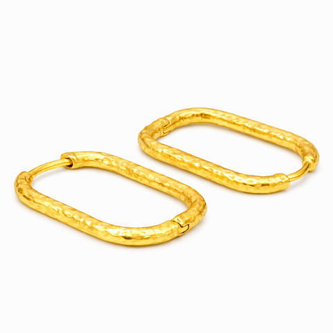 Ilia Silver Huggies Earrings