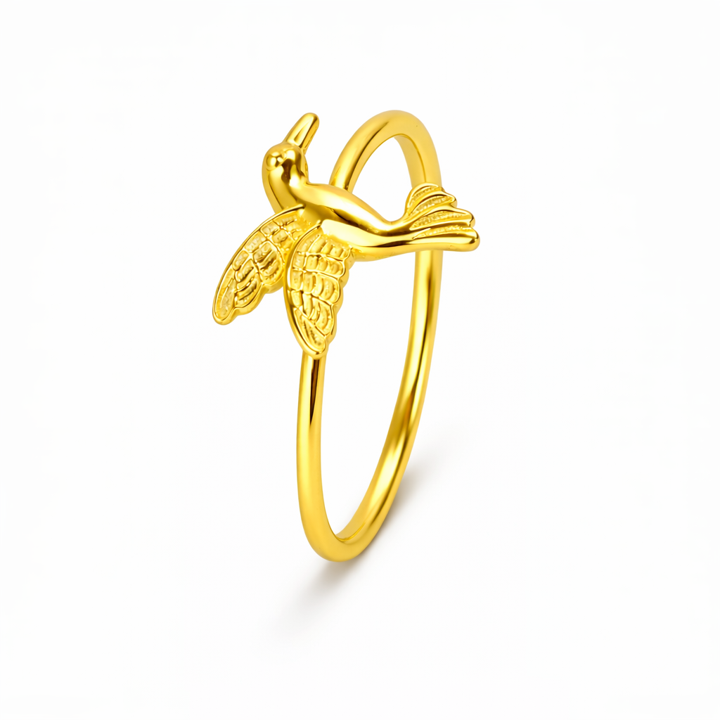 Anna Silver Bird Adjustable Ring