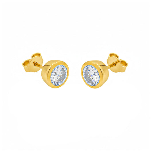 Dina Silver Diamond Earrings