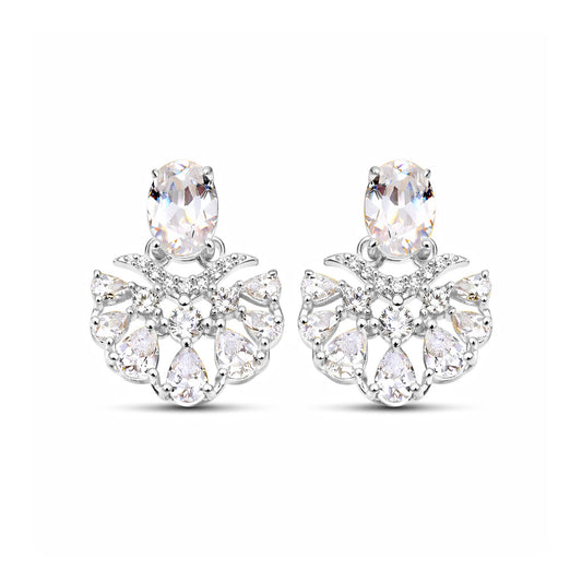 Jela Silver Stud Earrings