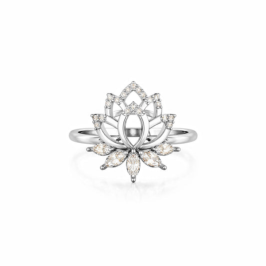 Aefa Silver Adjustable Ring