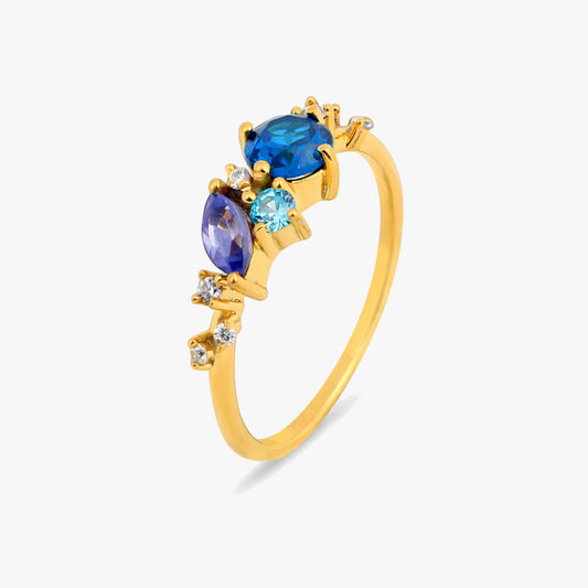Tia Silver Adjustable Ring