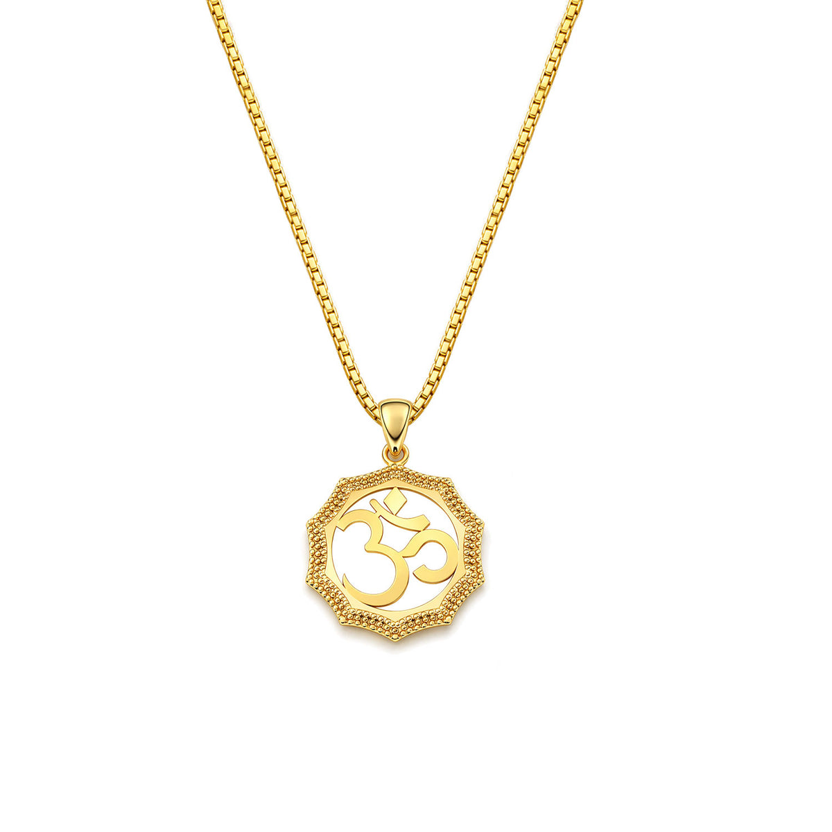 Zeno Silver OM Necklace