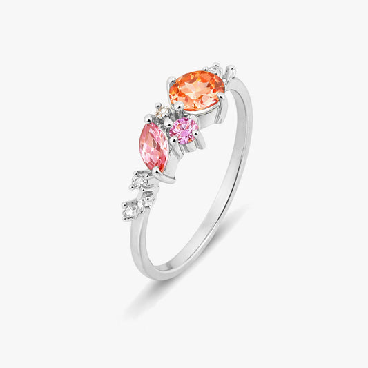 Zoe Silver Adjustable Ring