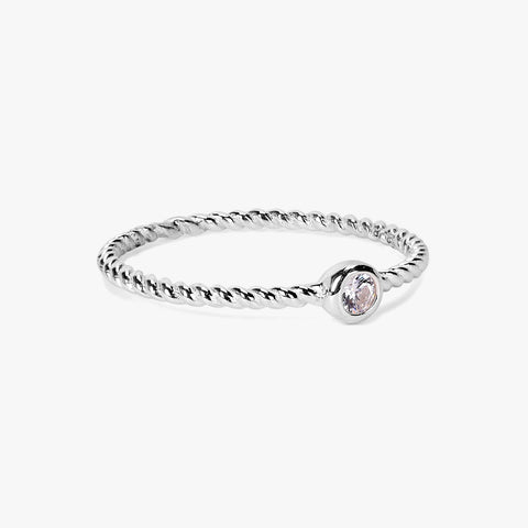 Anna Silver Adjustable Ring