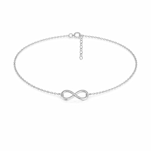 Mira Silver Infinity Anklet