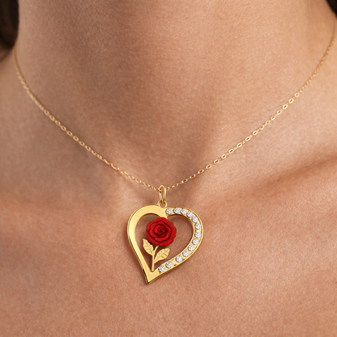 Deya Silver Zirconia Necklace