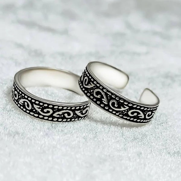 Lily Sterling Silver Elegant Toe Rings