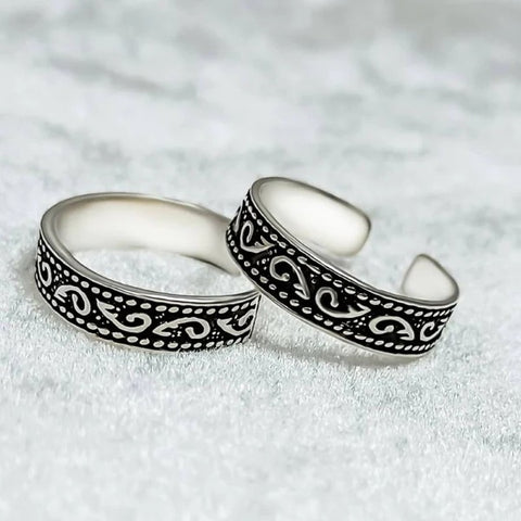 Lily Sterling Silver Elegant Toe Rings