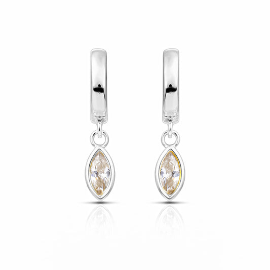 Ree Silver Zirconia Earrings