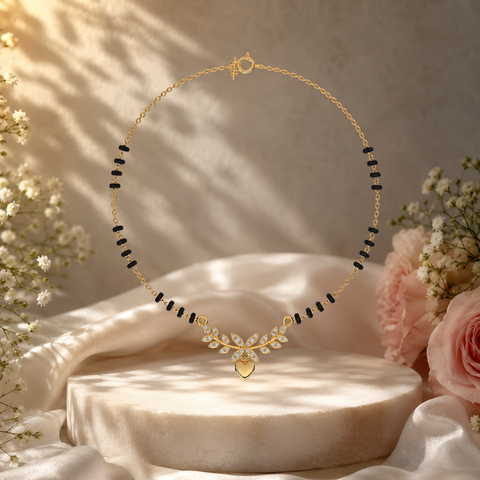 Xyla Silver Mangalsutra