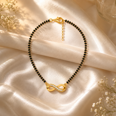 Skye Silver Mangalsutra