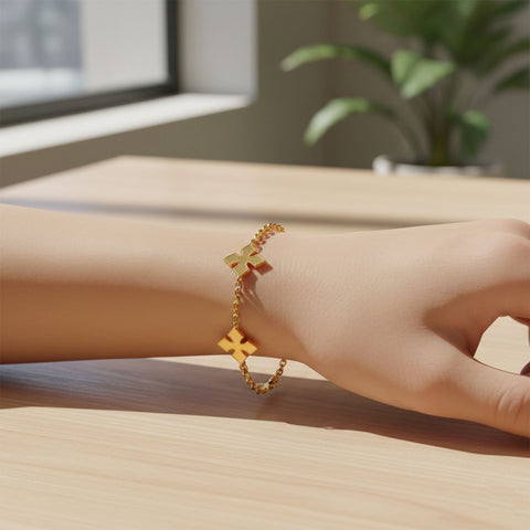 Lucy Silver Bangle Bracelet