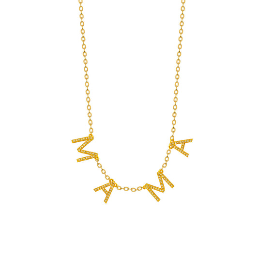 Mica Silver  Necklace