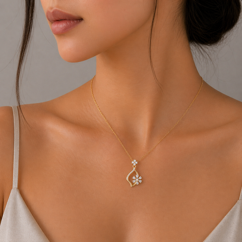 Crea Silver  Necklace
