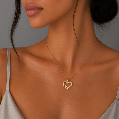 Uvia Silver  Necklace