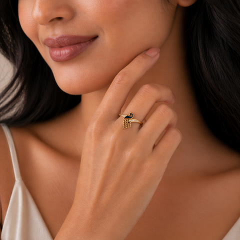 Dyra Silver Adjustable Ring