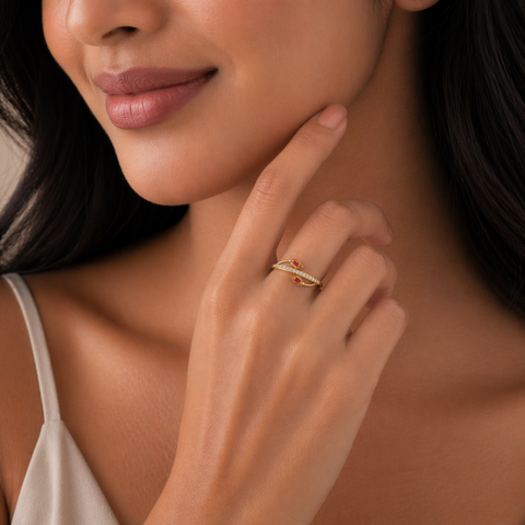 Hyra Silver Adjustable Ring