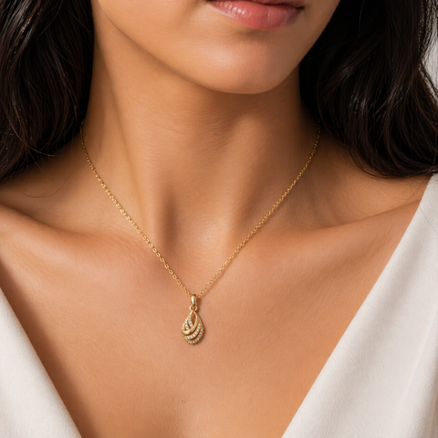 Cyna Silver  Necklace