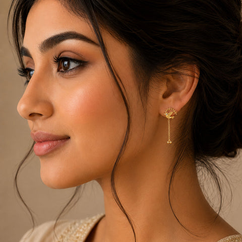 Marie Silver Earrings