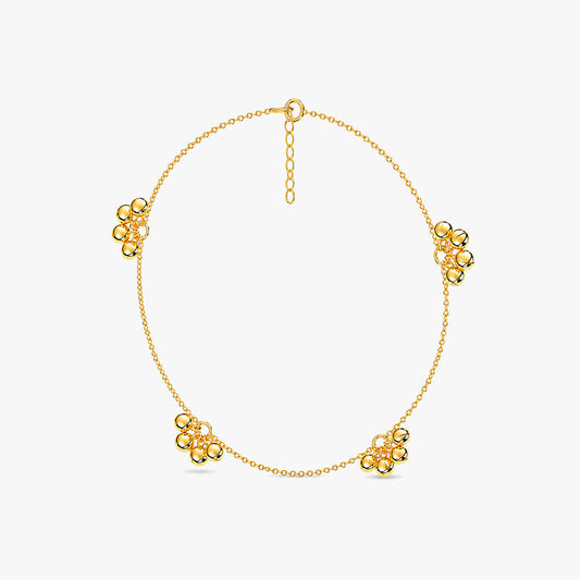 Pia Silver Anklet