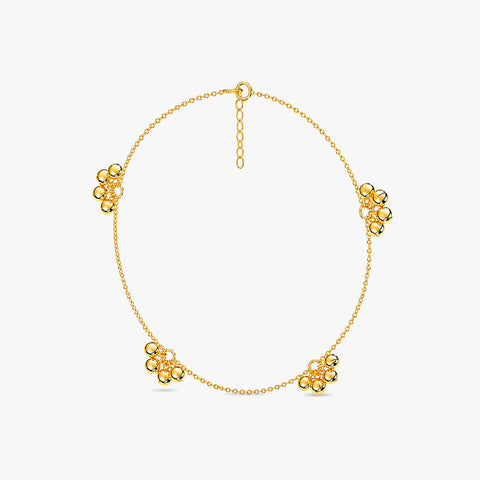 Pia Silver Anklet