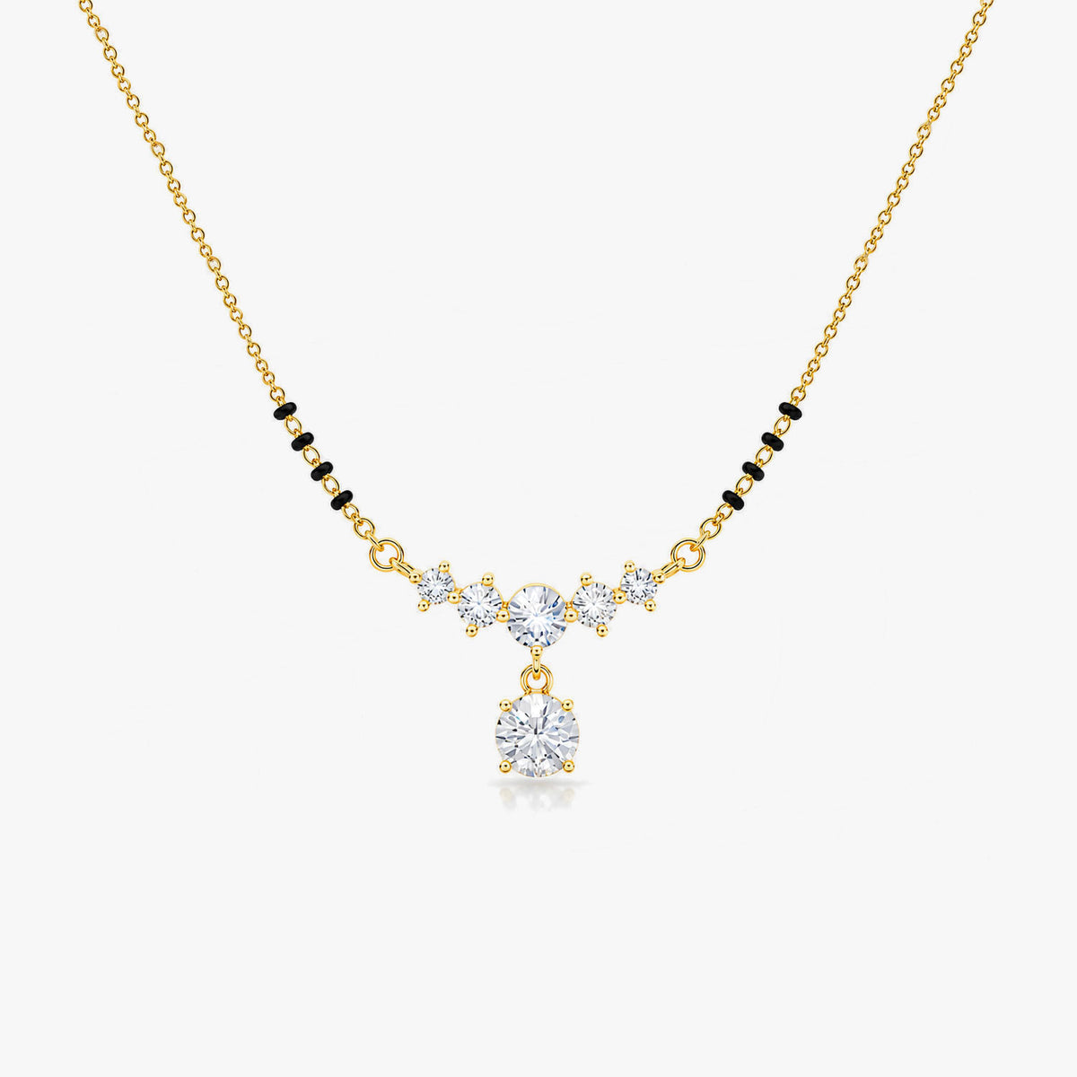 Dova Silver Mangalsutra