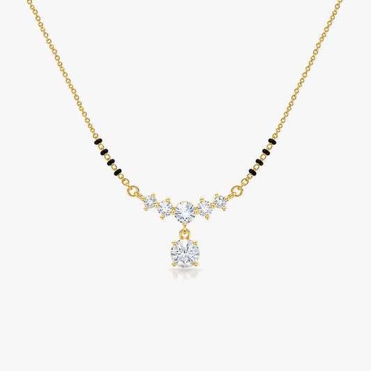 Dova Silver Mangalsutra