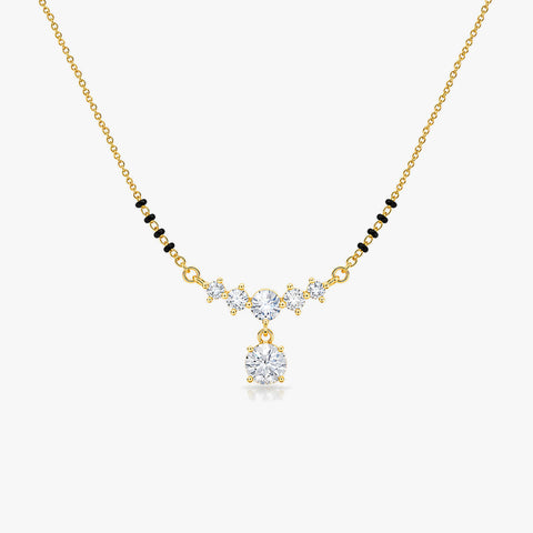 Dova Silver Mangalsutra