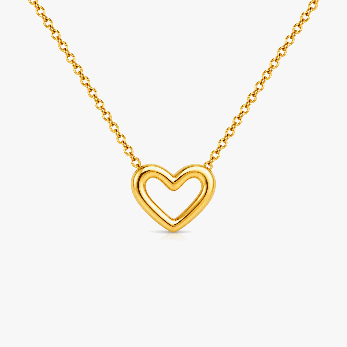 Anna Silver Heart Necklace