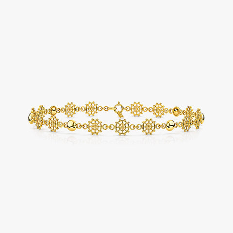 Xyla Silver Anklet