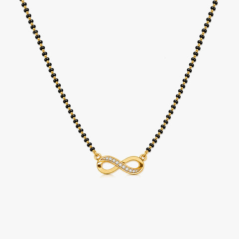 Skye Silver Mangalsutra