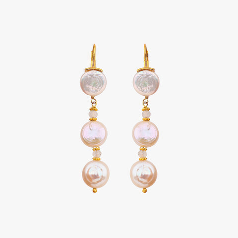 Orla Silver Pearl Earrings