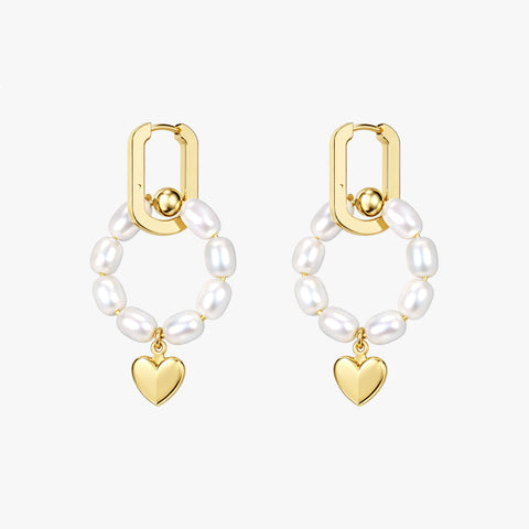 Eli Silver Pearl Earrings