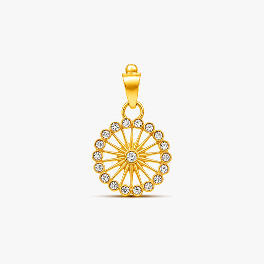 Ava Silver Crystal Pendant