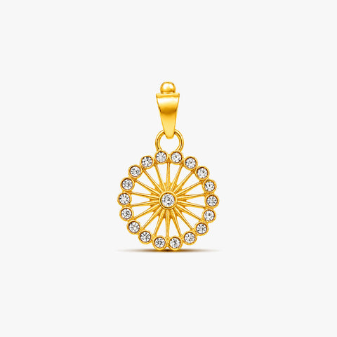 Ava Silver Crystal Pendant