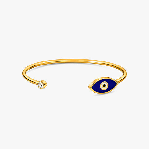 Faze Silver Evil Eye Bracelet