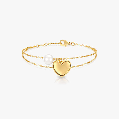 Tira Silver Pearl Bracelet