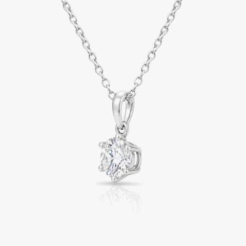 Ava Silver Zirconia Necklace