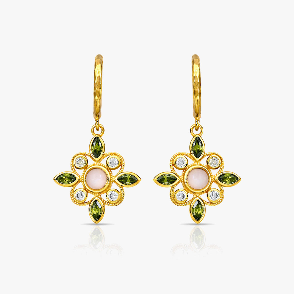Asia Silver Zirconia Earrings