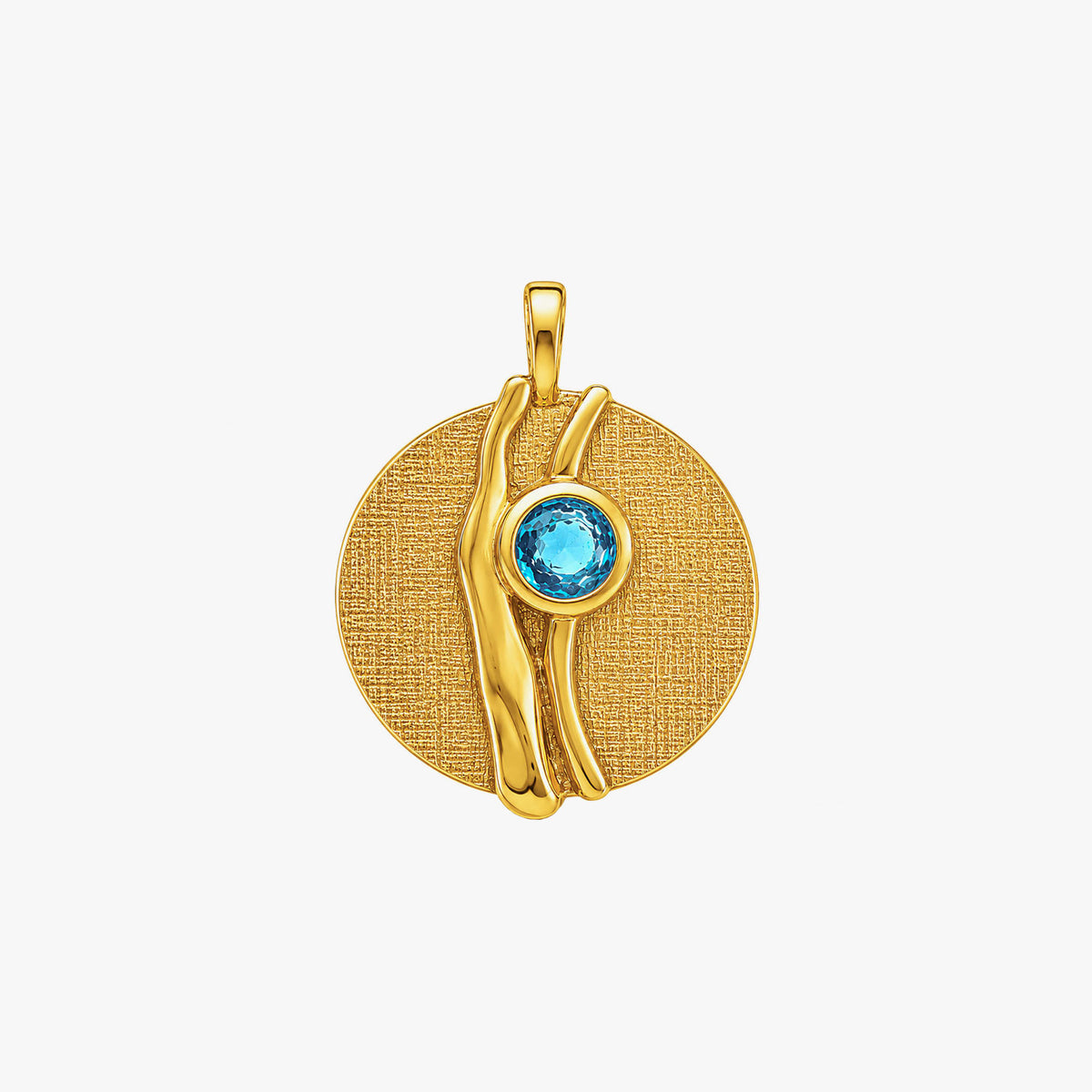 Lila Silver Topaz Pendant