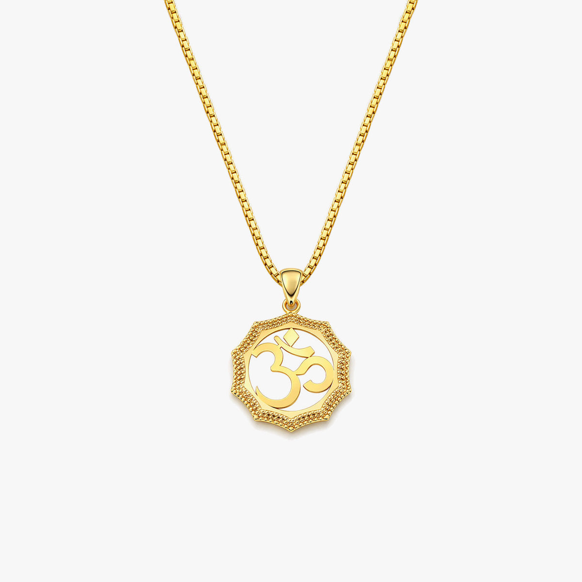 Zeno Silver OM Necklace