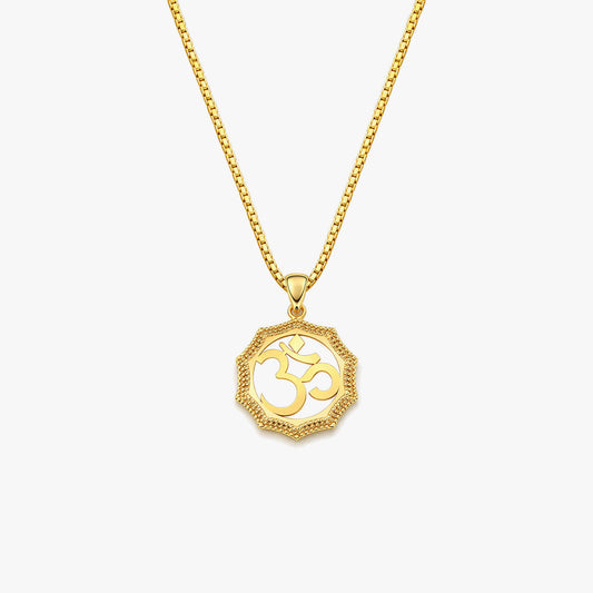 Zeno Silver OM Necklace