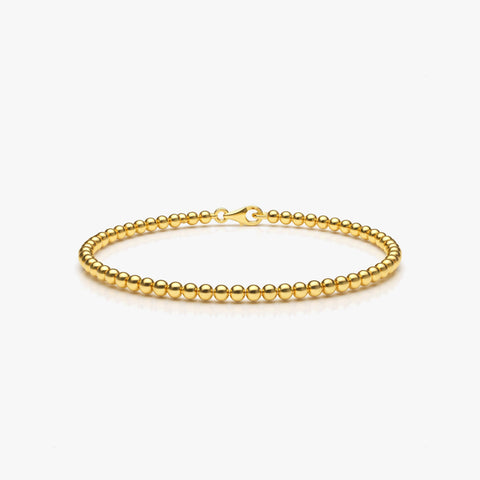 Ruby Silver Bangle