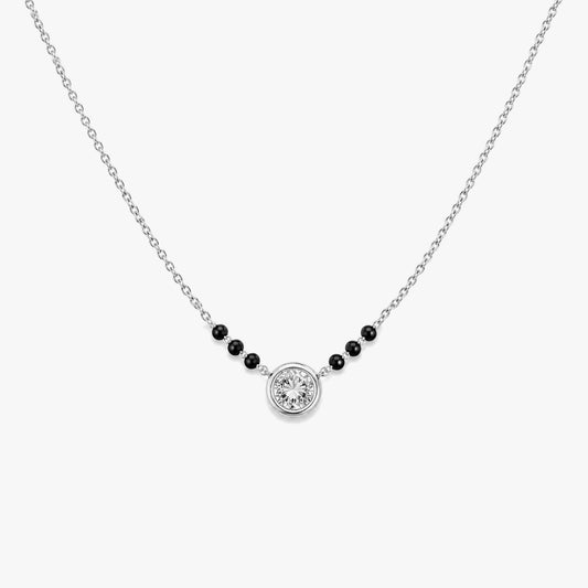 Cova Silver Mangalsutra