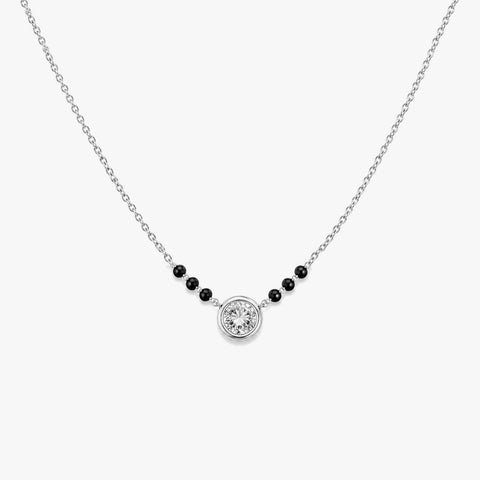 Cova Silver Mangalsutra