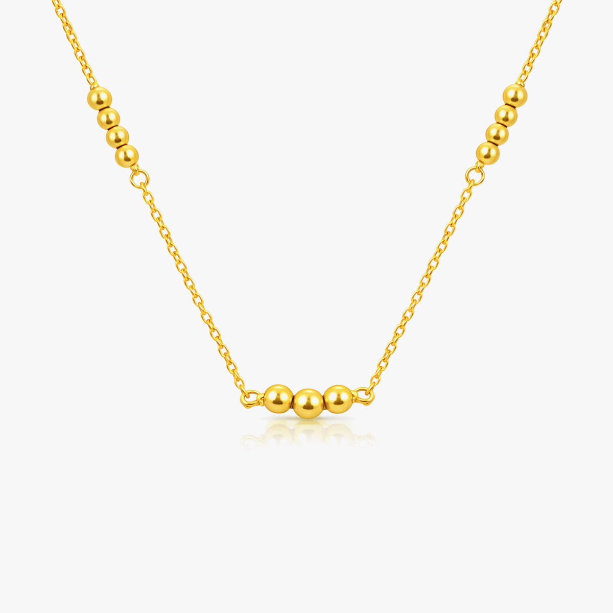 Anna Silver Beads Necklace