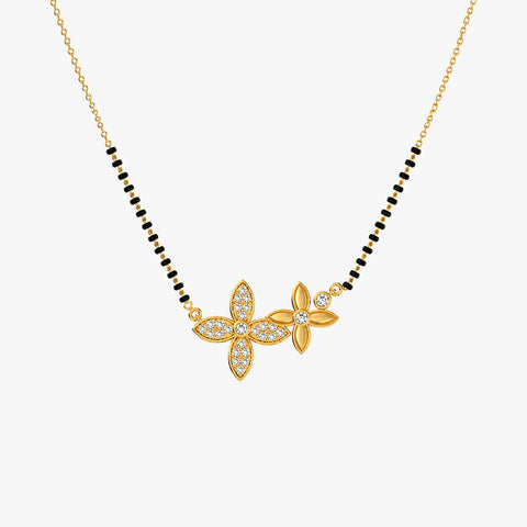 Lila Silver Mangalsutra