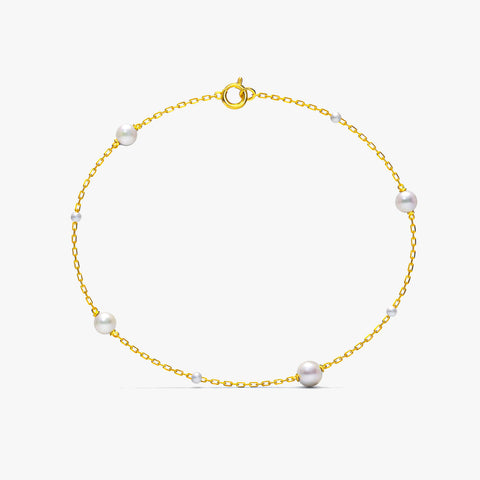 Jiya Silver Pearl Bracelets