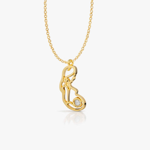 Kyna Silver  Necklace